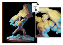 Load image into Gallery viewer, Steampunk Tank Character - STL File + PDF Print Guide