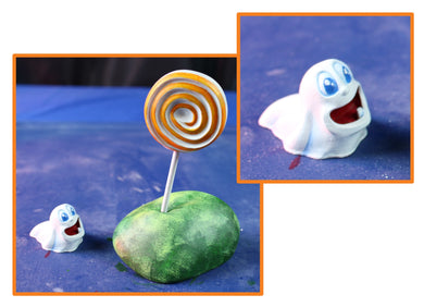 Baby Ghost finds GIANT Lollipop STL files + PDF Guide