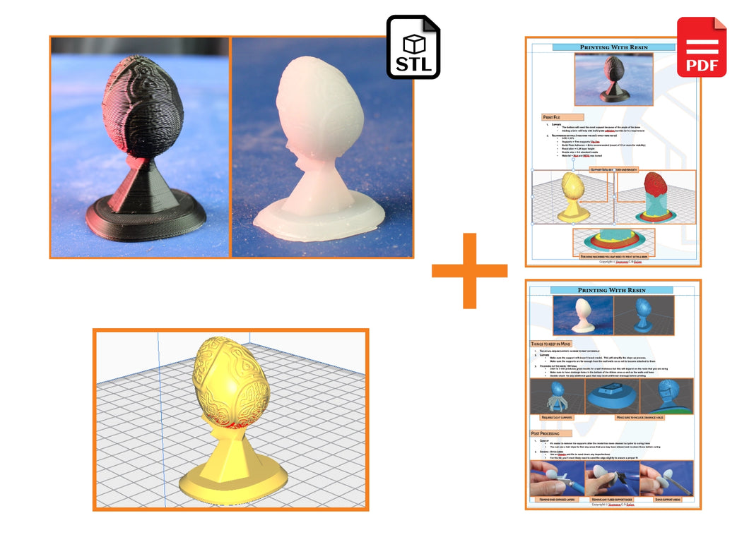 Easter Egg Trophy  STL + Guide