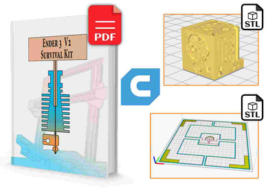 Ender 3 V2 Survival Guide (40-Page Expanded Edition) - PDF + STL's + Profile