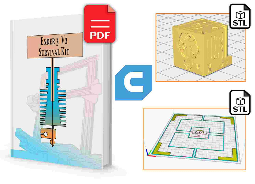 Ender 3 V2 Survival Guide (40-Page Expanded Edition) - PDF + STL's + Profile