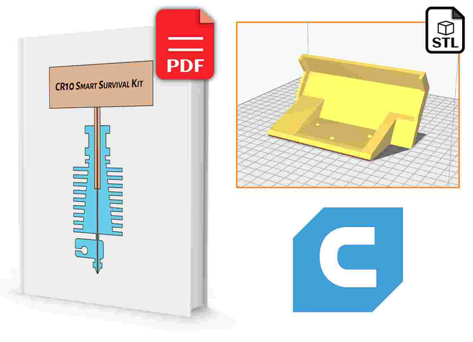 CR10 Smart (Regular Machine) 40 page Survival Kit - STL + PDF +Profile