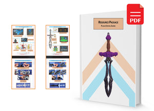 Crystal Sword Prop STL + Paint and Assembly Instructions PDF Guide