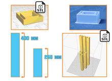 Load image into Gallery viewer, Calibration Column STL - Retraction + Ringing Tests