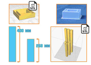 Calibration Column STL - Retraction + Ringing Tests