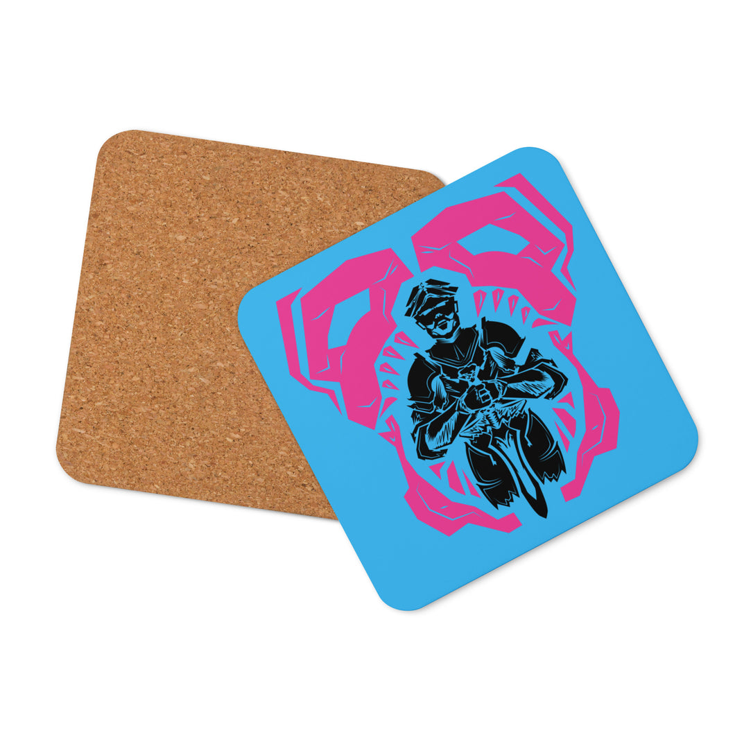 Cork-back coaster - 1 Crystal Sword